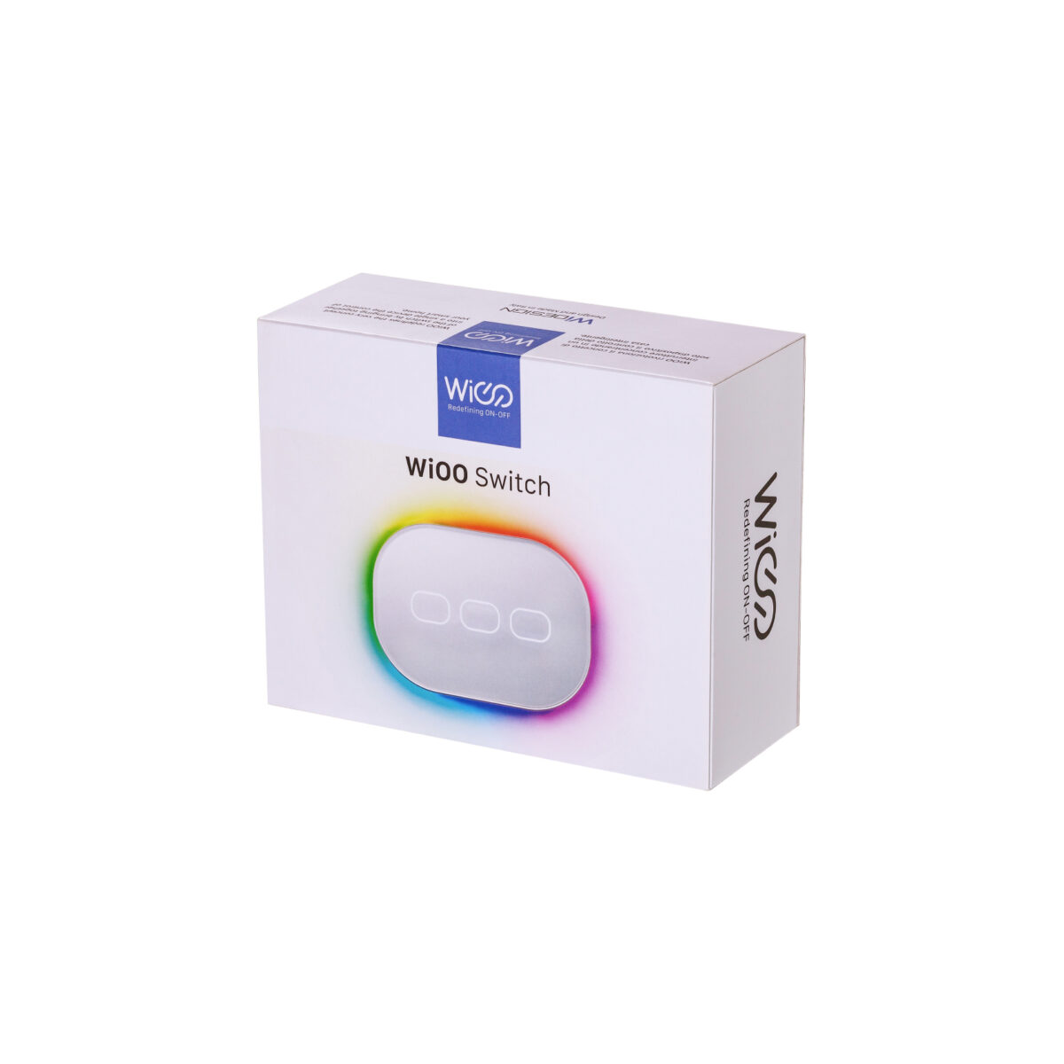 WiOO Switch - Apple Home (Color:white) WiOO Switch, l'interruttore smart wifi che ridefinisce il concetto di “ON-OFF”. La domotica intelligente con Apple Home. WiOO grazie alla compatibilità con accessori HomeKit rende la tua casa intelligente con diverse automazioni domotiche per una completa smart home.